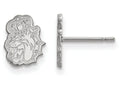 LogoArt Sterling Silver James Madison University Xs Post Earrings