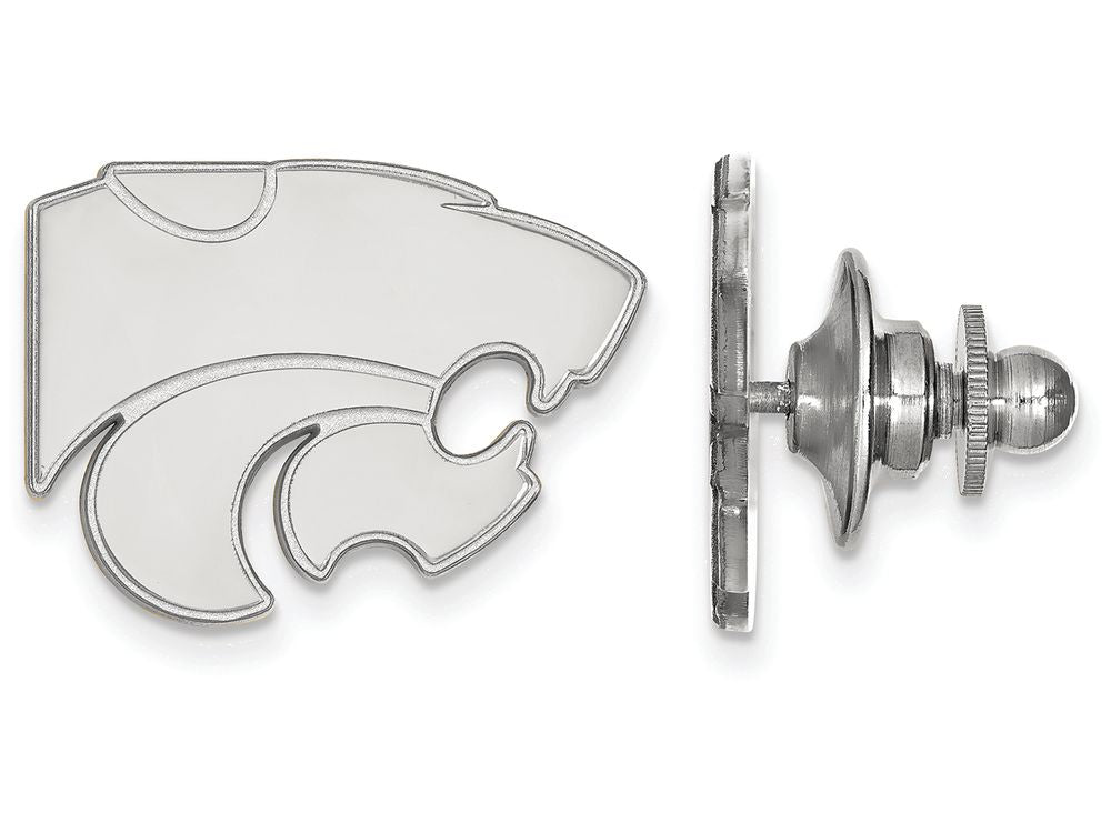 LogoArt Sterling Silver Kansas State University Lapel Pin