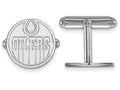 LogoArt Sterling Silver Edmonton Oilers Cuff Links