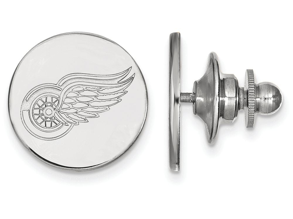 LogoArt Sterling Silver Detroit Red Wings Lapel Pin