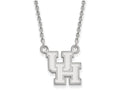 LogoArt Sterling Silver University Of Houston Small Pendant Necklace