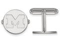 LogoArt Sterling Silver Michigan (univ Of) Cuff Link