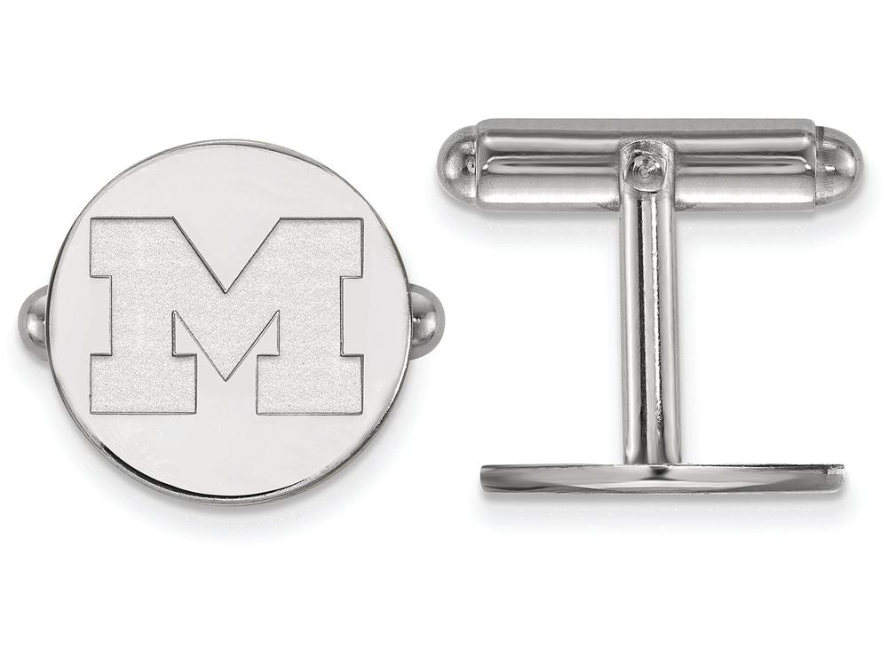 LogoArt Sterling Silver Michigan (univ Of) Cuff Link
