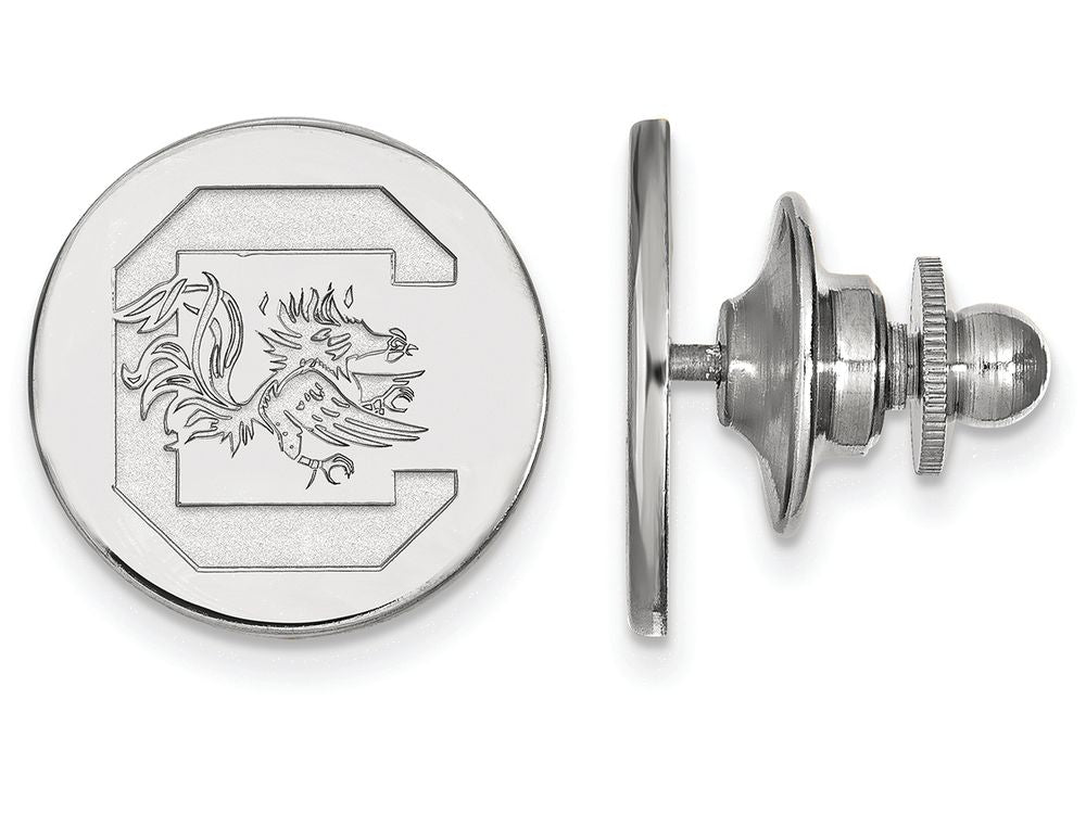 LogoArt Sterling Silver University Of South Carolina Lapel Pin