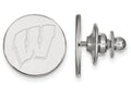 LogoArt Sterling Silver University Of Wisconsin Lapel Pin