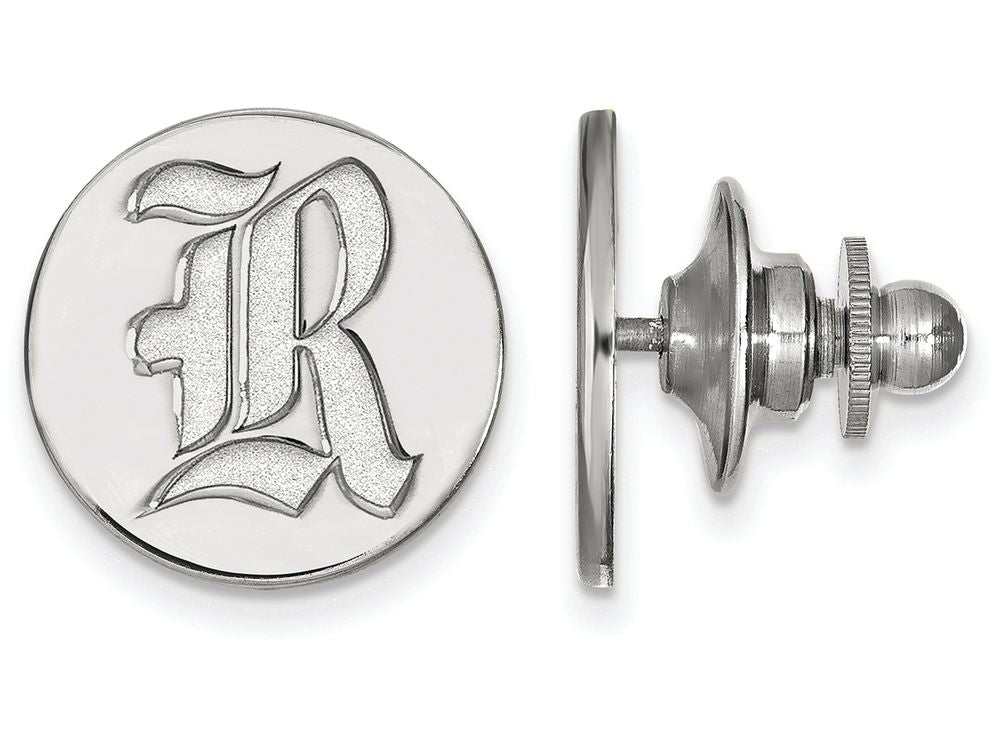 LogoArt Sterling Silver Rice University Lapel Pin