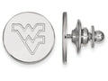 LogoArt Sterling Silver West Virginia University Lapel Pin