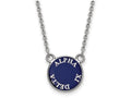 LogoArt Sterling Silver Alpha Xi Delta Extra Small Enameled Pendant Necklace With 18 Inch