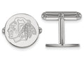 LogoArt Sterling Silver Chicago Blackhawks Cuff Links