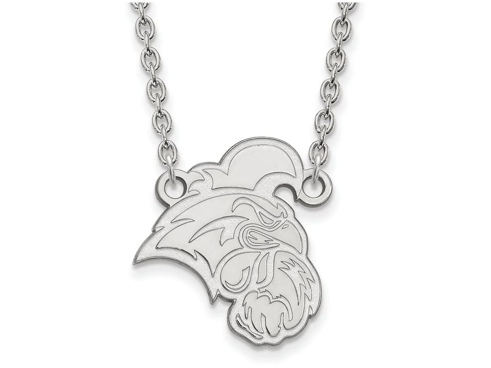 LogoArt Sterling Silver Coastal Carolina University Large Pendant Necklace