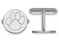 LogoArt Sterling Silver Clemson University Cuff Link