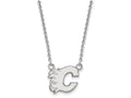 LogoArt Sterling Silver Calgary Flames Small Pendant Necklace
