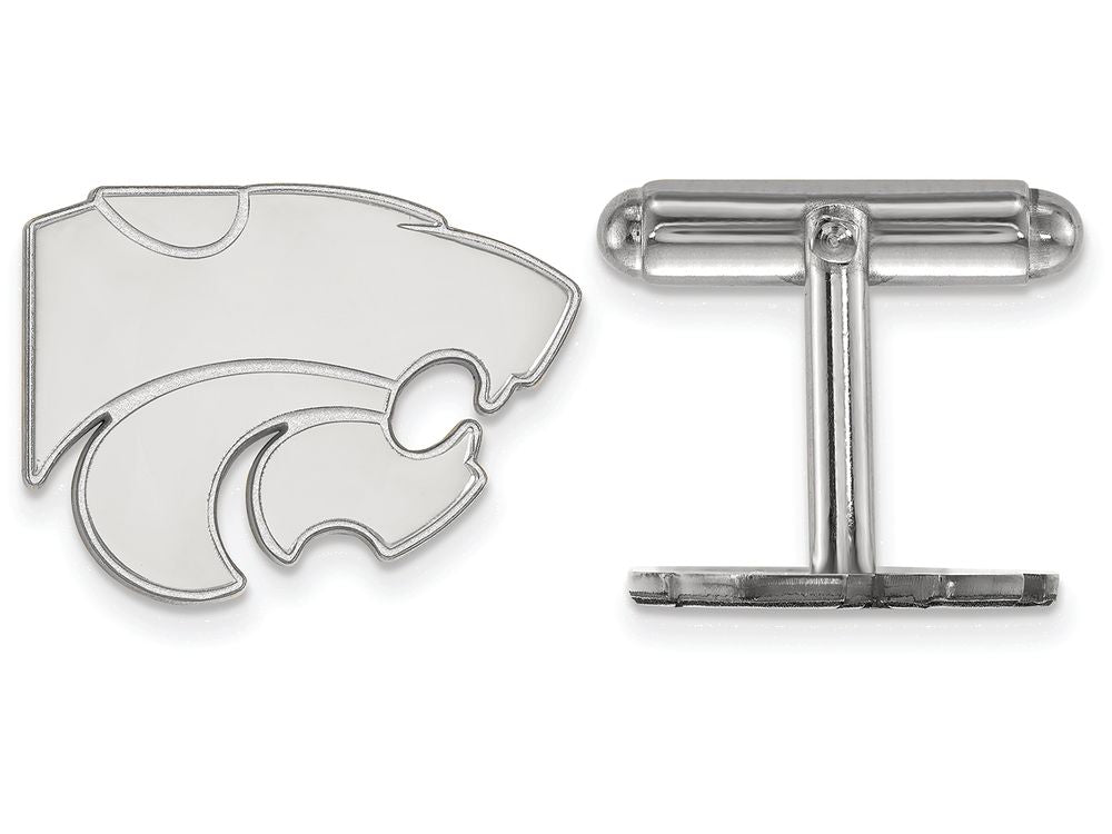 LogoArt Sterling Silver Kansas State University Cuff Link