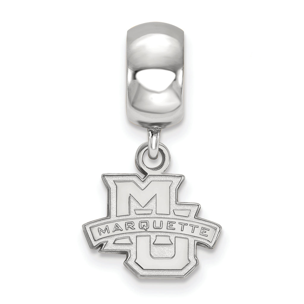 LogoArt Sterling Silver Marquette University Bead Charm Charm Xs Dangle Bead Charm