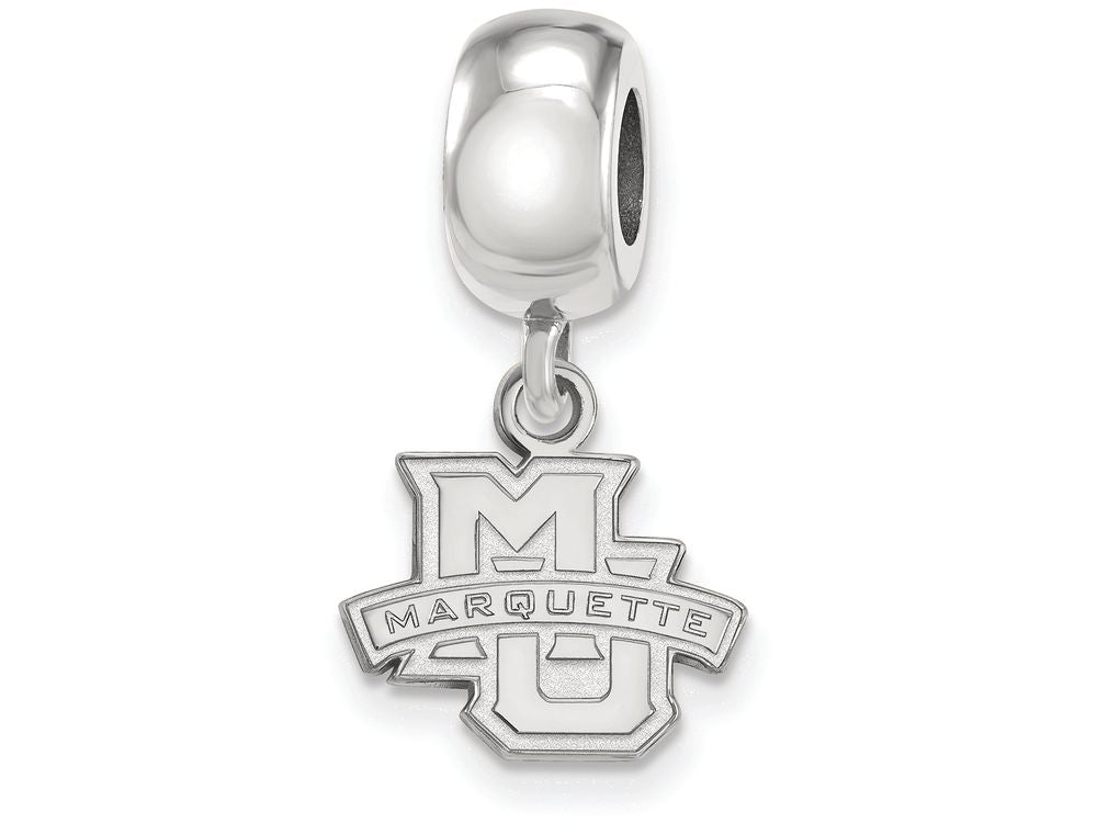 LogoArt Sterling Silver Marquette University Bead Charm Charm Xs Dangle Bead Charm