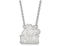 LogoArt Sterling Silver Northern Illinois University Large Pendant Necklace