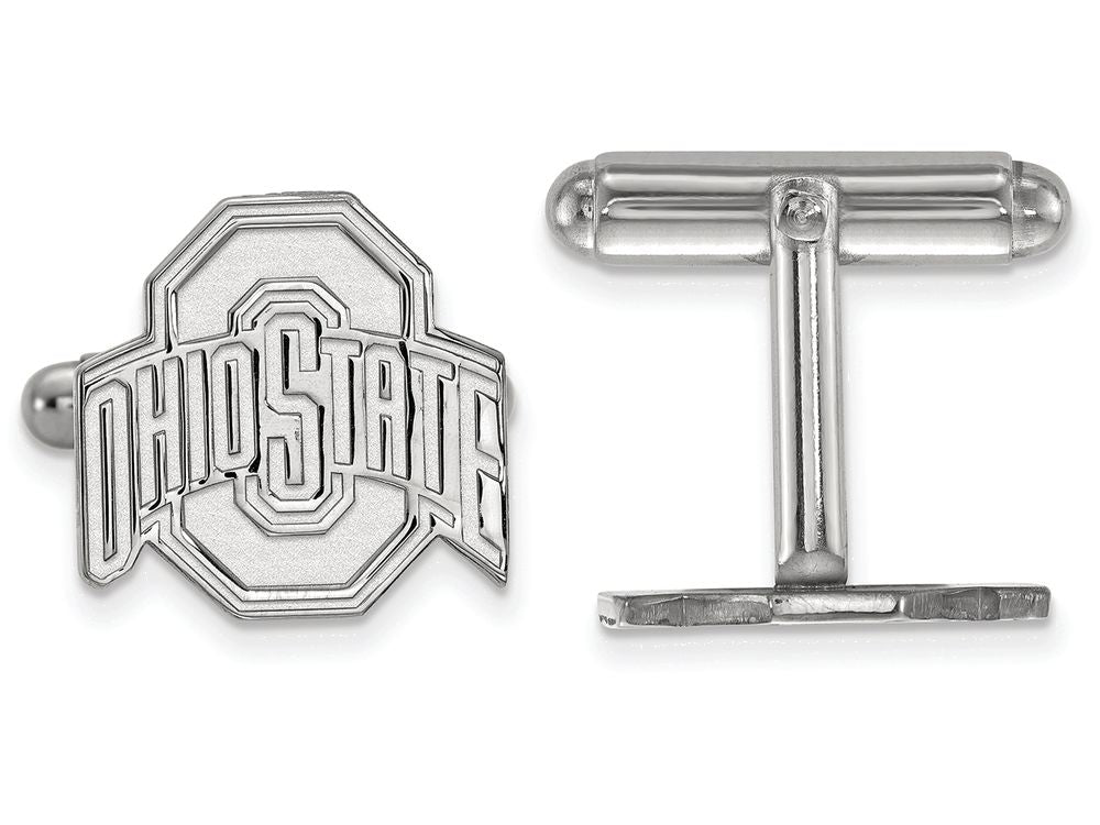 LogoArt Sterling Silver Ohio State University Cuff Link