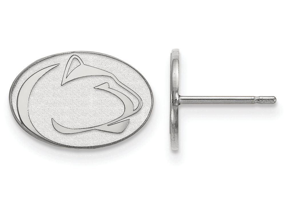 LogoArt Sterling Silver Penn State University Xs Post Earrings