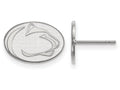 LogoArt Sterling Silver Penn State University Xs Post Earrings