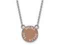 LogoArt Sterling Silver Sigma Delta Tau Extra Small Enameled Pendant Necklace With 18 Inch