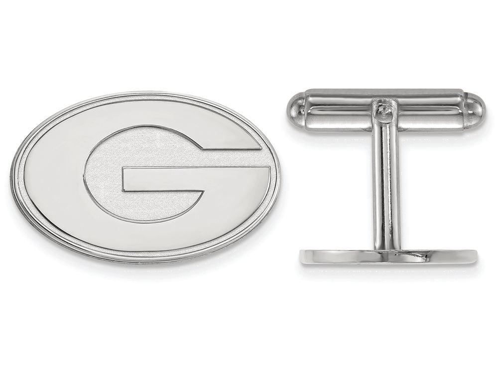 LogoArt Sterling Silver University Of Georgia Cuff Link
