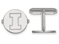 LogoArt Sterling Silver University Of Illinois Cuff Link