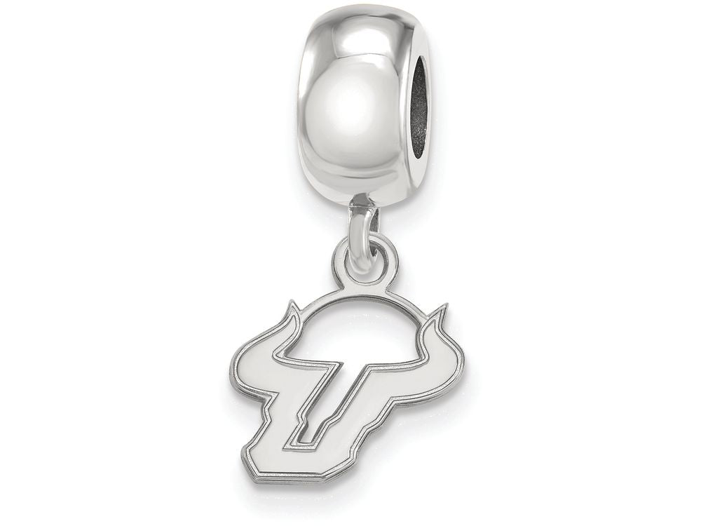 LogoArt Sterling Silver University Of South Florida Bead Charm Charm Xs Dangle Bead Charm