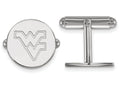LogoArt Sterling Silver West Virginia University Cuff Link