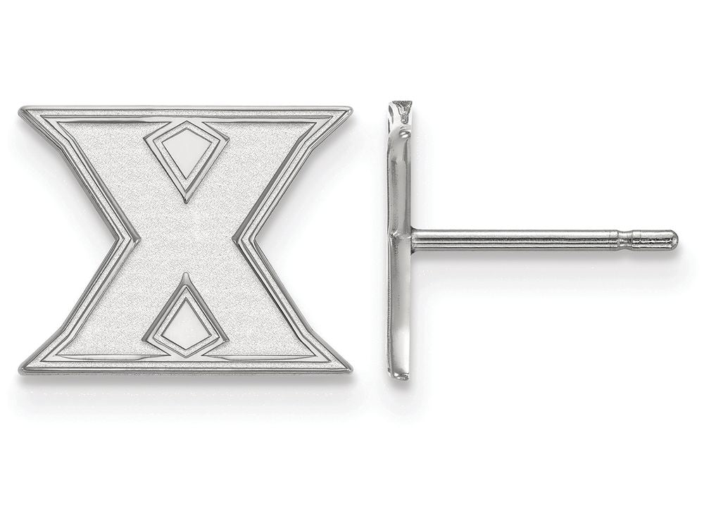Logoart 925 Sterling Silver Xavier University Extra Small Post Earrings