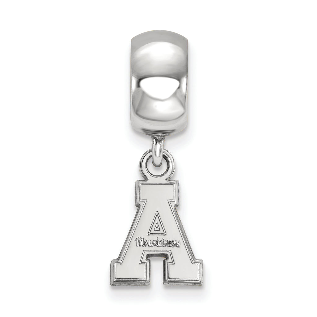 LogoArt Sterling Silver Appalachian State University Bead Charm Charm Xs Dangle Bead Charm