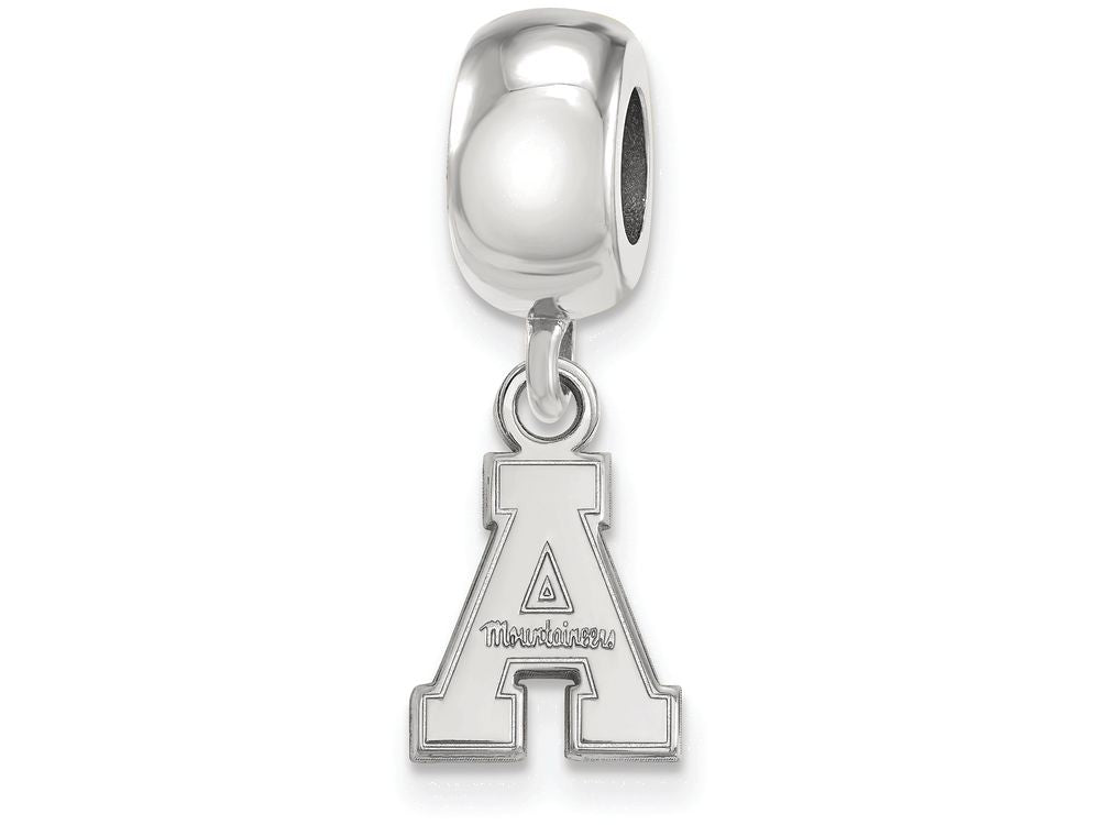 LogoArt Sterling Silver Appalachian State University Bead Charm Charm Xs Dangle Bead Charm
