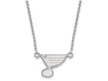 LogoArt Sterling Silver St. Louis Blues Small Pendant Necklace