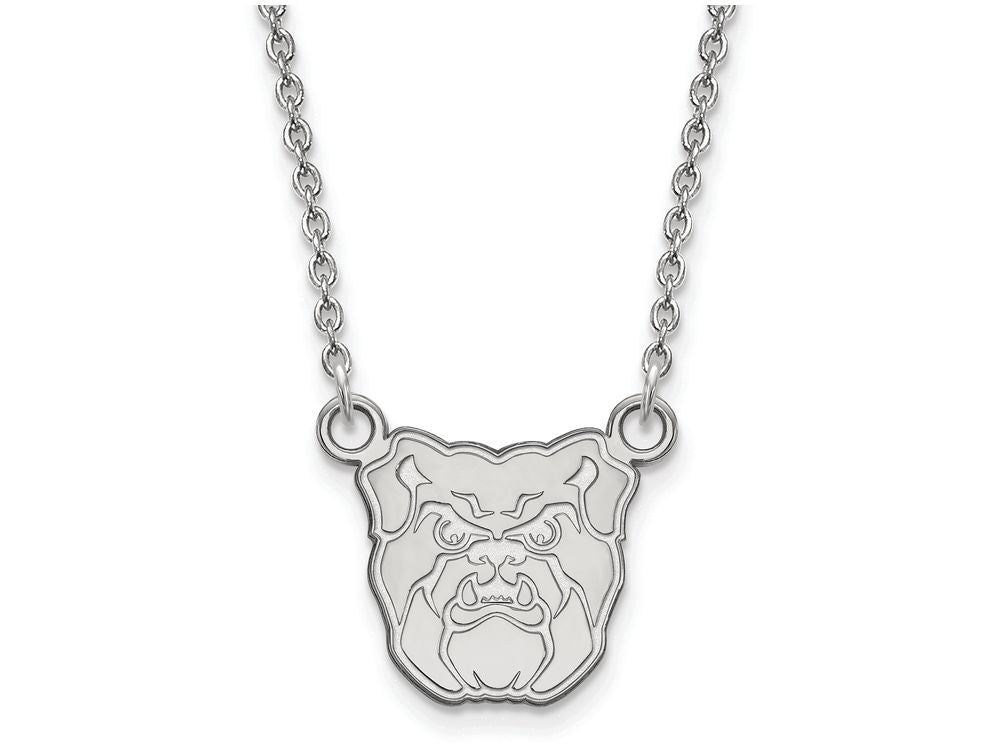 Logoart 925 Sterling Silver Butler University Small Pendant Necklace