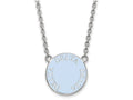 LogoArt Sterling Silver Delta Delta Delta Small Enameled Pendant Necklace With 18 Inch