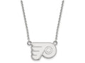 LogoArt Sterling Silver Philadelphia Flyers Small Pendant Necklace