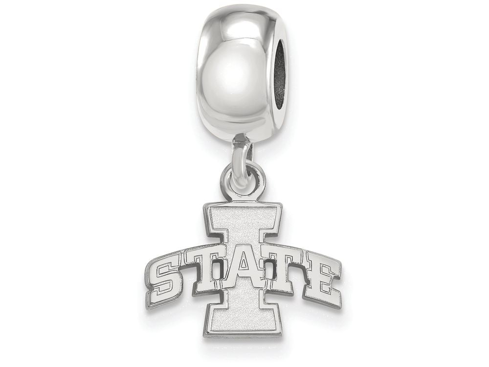 LogoArt Sterling Silver Iowa State University Bead Charm Charm Xs Dangle Bead Charm