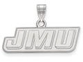 LogoArt Sterling Silver James Madison University Small Pendant Necklace