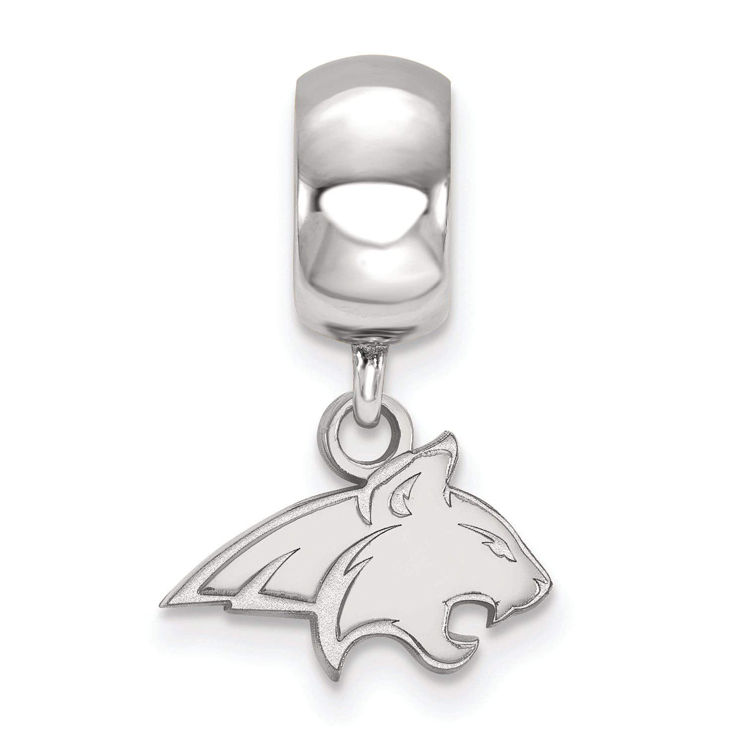 LogoArt Sterling Silver Montana State University Bead Charm Charm Xs Dangle Bead Charm