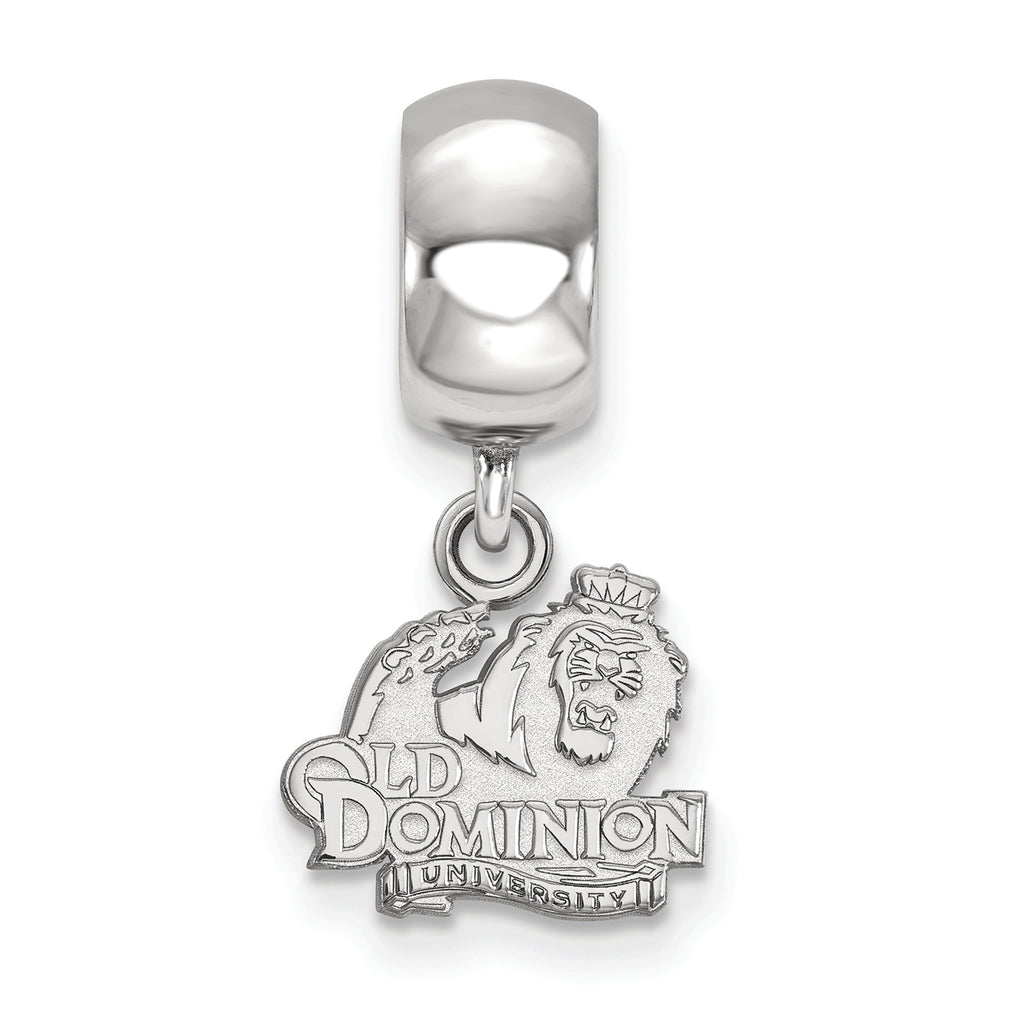 LogoArt Sterling Silver Old Dominion University Bead Charm Charm Xs Dangle Bead Charm