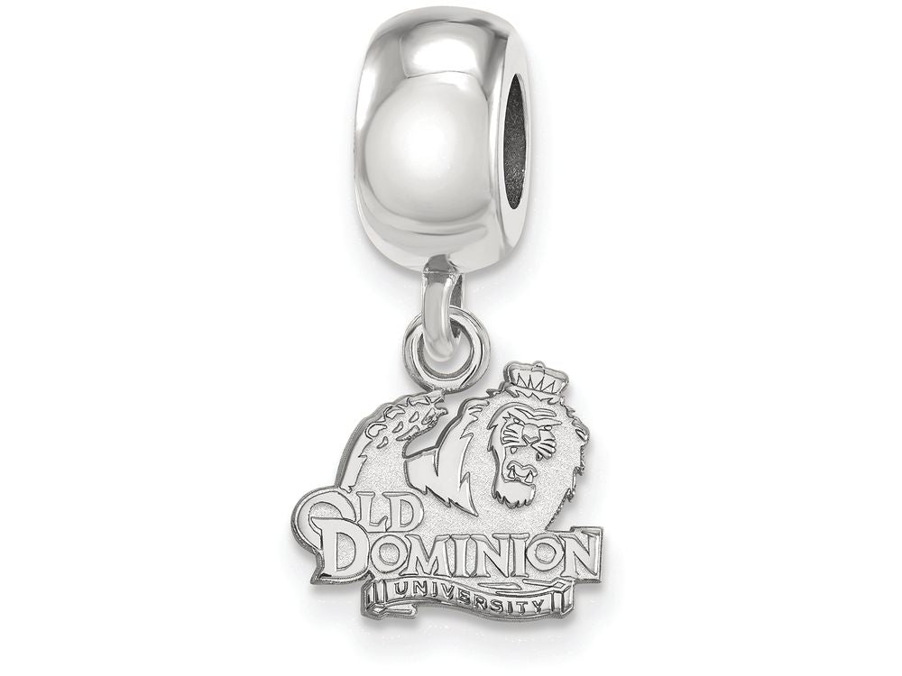 LogoArt Sterling Silver Old Dominion University Bead Charm Charm Xs Dangle Bead Charm