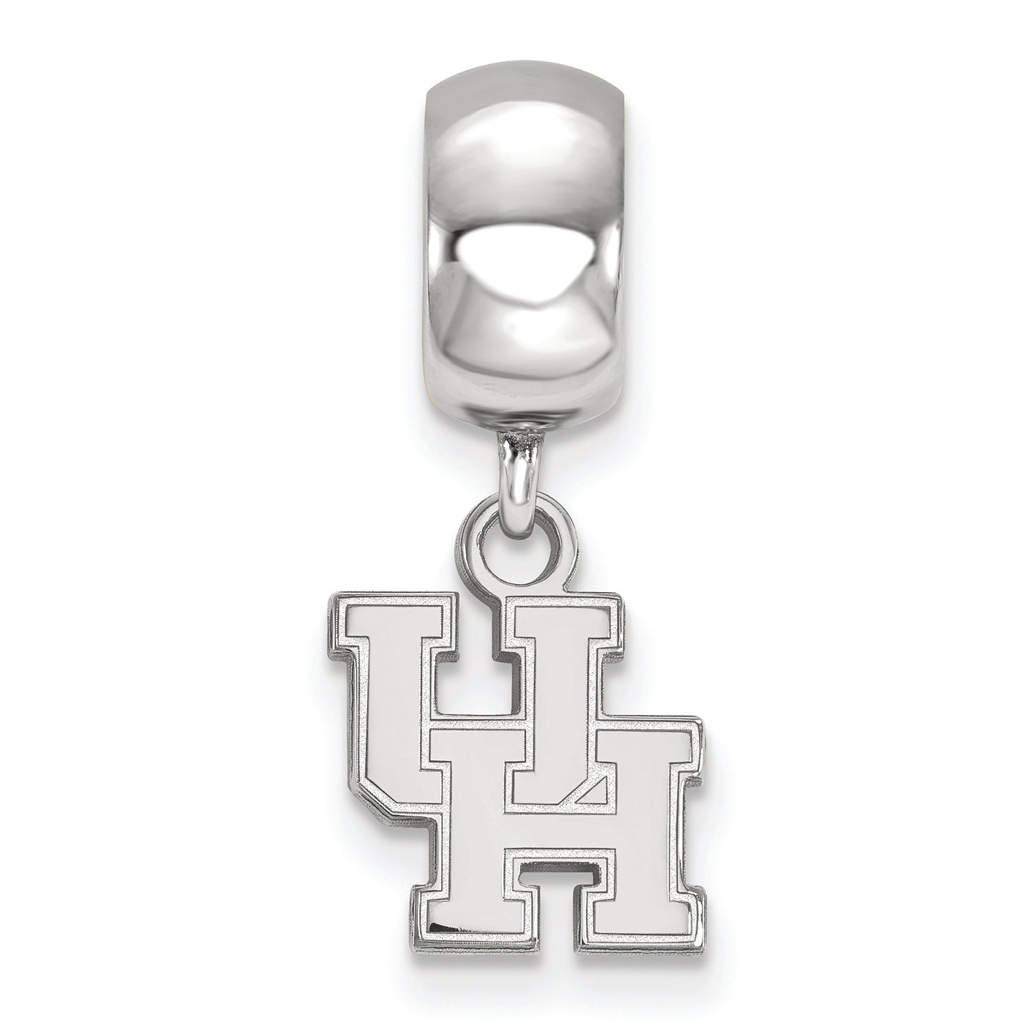 LogoArt Sterling Silver University Of Houston Bead Charm Charm Xs Dangle Bead Charm