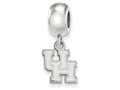 LogoArt Sterling Silver University Of Houston Bead Charm Charm Xs Dangle Bead Charm