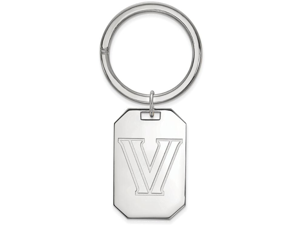 Logoart 925 Sterling Silver Villanova University Key Chain