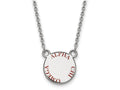 LogoArt Sterling Silver Alpha Chi Omega Extra Small Enameled Pendant Necklace With 18 Inch