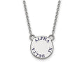 LogoArt Sterling Silver Alpha Xi Delta Extra Small Enameled Pendant Necklace With 18 Inch