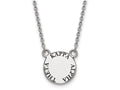 LogoArt Sterling Silver Kappa Alpha Theta Extra Small Enameled Pendant Necklace With 18 Inch