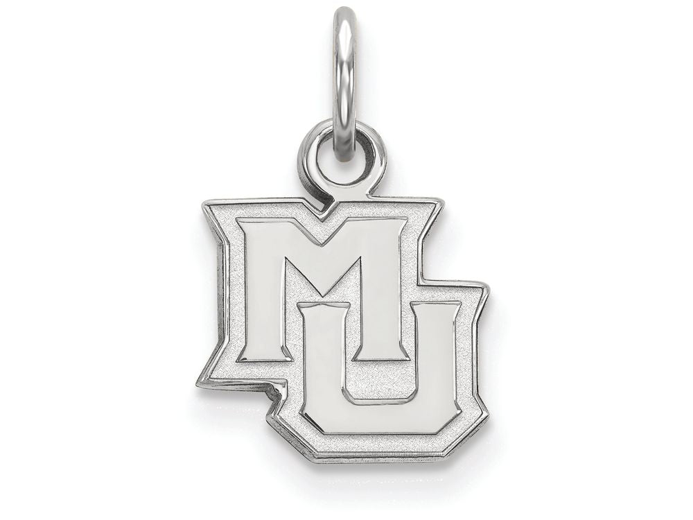 LogoArt Sterling Silver Marquette University Xs Pendant Necklace