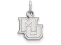 LogoArt Sterling Silver Marquette University Xs Pendant Necklace