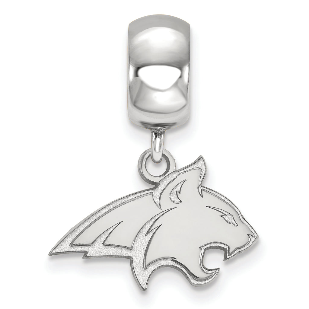 LogoArt Sterling Silver Montana State University Bead Charm Charm Small Dangle Bead Charm