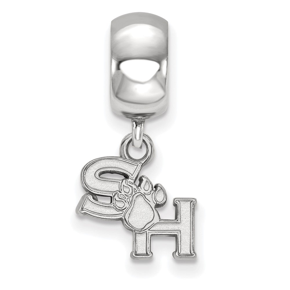 Logoart Sterling Silver Sam Houston State University Bead Charm Extra Small Dangle